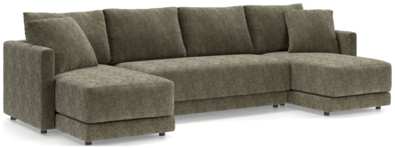 Gather 3-Piece Double Chaise Bench Sectional Sofa - image 0 of 12