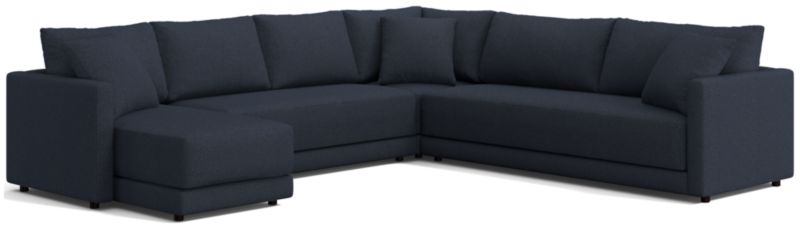 Gather 4-Piece L-Shaped Bench Sectional Sofa with Chaise Lounge - image 0 of 11