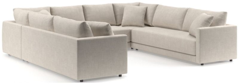 Gather 5-Piece U-Shaped Bench Sectional Sofa - image 0 of 12