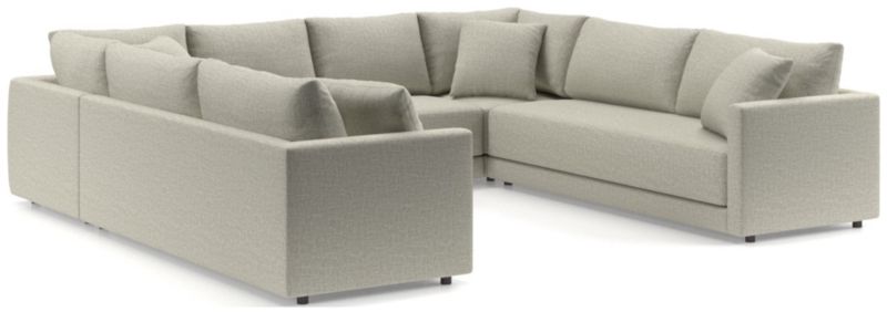 Gather 5-Piece U-Shaped Bench Sectional Sofa - image 0 of 11