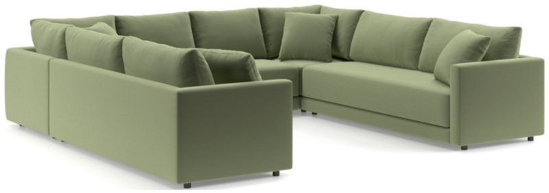 Gather 5-Piece U-Shaped Bench Sectional Sofa - image 0 of 11