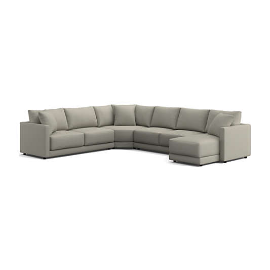 Gather 4-Piece Wedge Sectional Sofa with Chaise Lounge