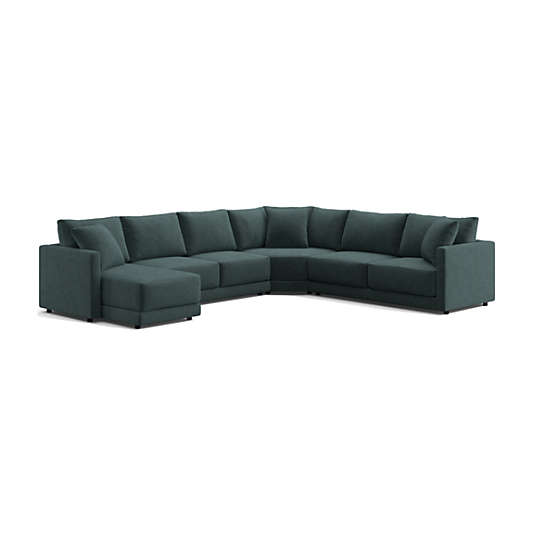 Gather 4-Piece Wedge Sectional Sofa with Chaise Lounge