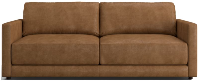 Gather Deep Leather Sofa - image 0 of 11