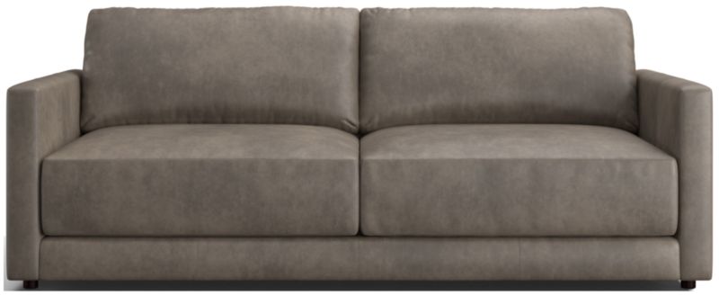 Gather Deep Leather Sofa - image 0 of 11