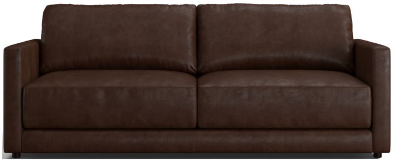 Gather Leather Sofa - image 0 of 10