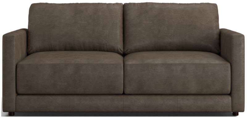 Gather Leather Apartment Sofa - image 0 of 10