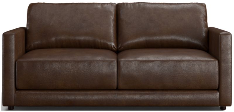 Gather Leather Apartment Sofa - image 0 of 10