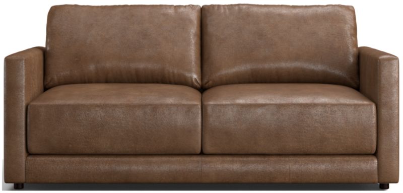 Gather Leather Apartment Sofa - image 0 of 10