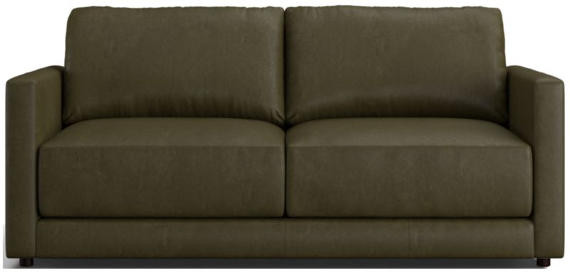 Gather Leather Apartment Sofa - image 0 of 10