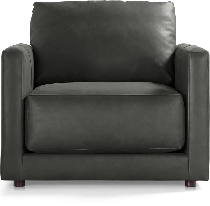 Gather Leather Chair - image 0 of 9