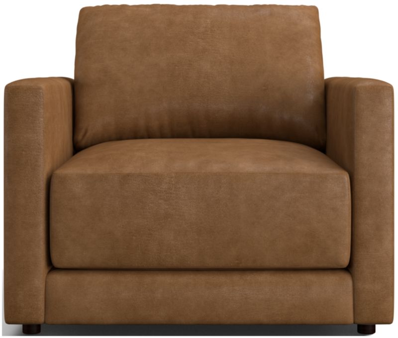 Gather Leather Chair - image 0 of 9