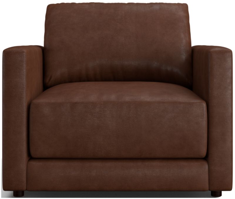 Gather Leather Chair - image 0 of 9