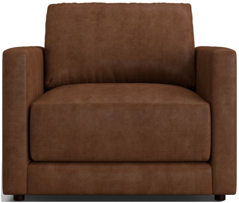 Gather Leather Chair - image 0 of 9