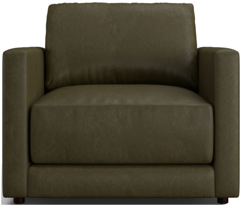 Gather Leather Chair - image 0 of 9