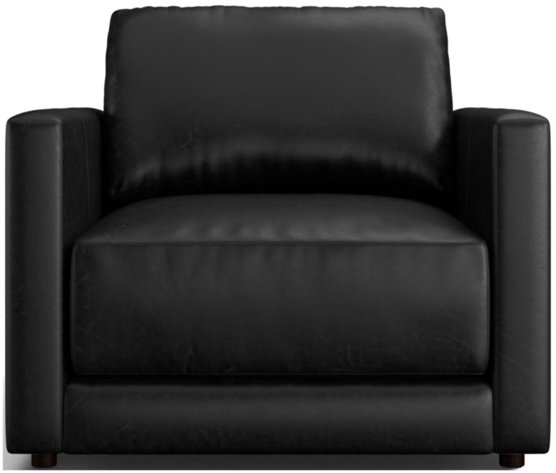 Gather Leather Chair - image 0 of 10