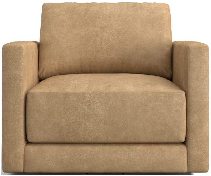 Gather Leather Swivel Chair - image 0 of 9