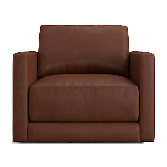 Gather Leather Swivel Chair