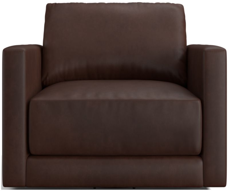 Gather Leather Swivel Chair - image 0 of 9