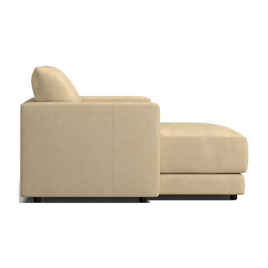 Gather Leather Chaise