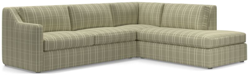 Notch 3-Piece Right-Arm Bumper Sectional Sofa - image 0 of 4