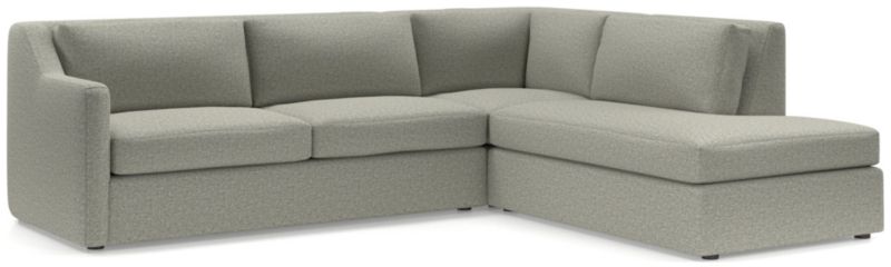 Notch 3-Piece Right-Arm Bumper Sectional Sofa - image 0 of 4