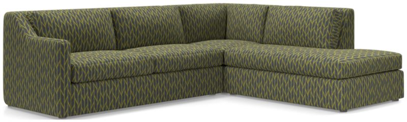 Notch 3-Piece Right-Arm Bumper Sectional Sofa - image 0 of 4