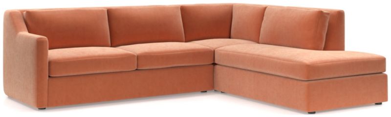 Notch 3-Piece Right-Arm Bumper Sectional Sofa - image 0 of 4