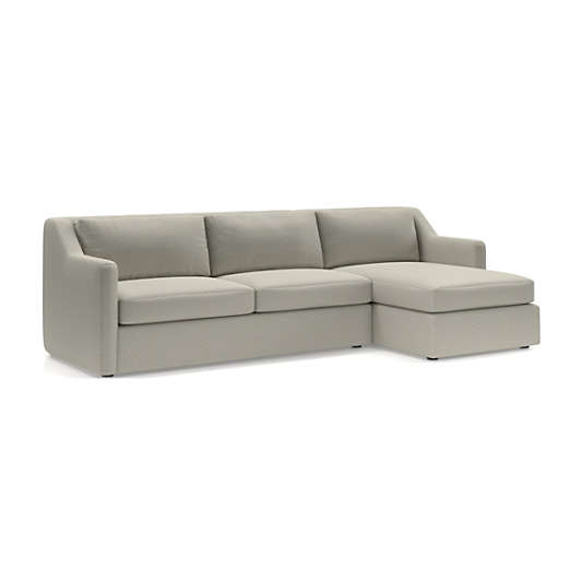 Notch 2-Piece Left-Arm Storage Chaise Sectional Sofa