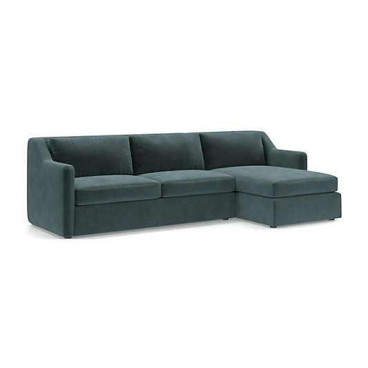 Notch 2-Piece Left-Arm Storage Chaise Sectional Sofa
