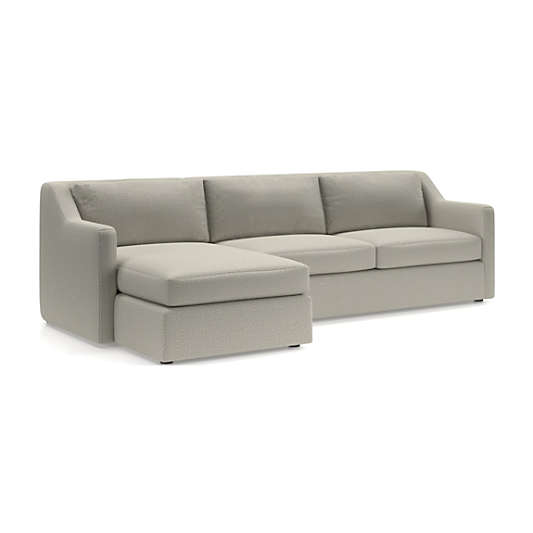 Notch 2-Piece Right-Arm Chaise Sectional Sofa
