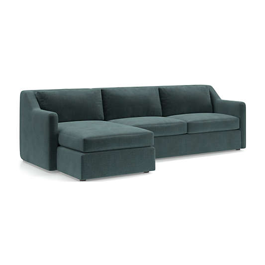 Notch 2-Piece Right-Arm Chaise Sectional Sofa