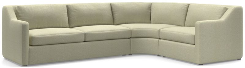 Notch 3-Piece Wedge Sectional Sofa - image 0 of 4