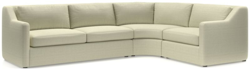 Notch 3-Piece Wedge Sectional Sofa - image 0 of 4