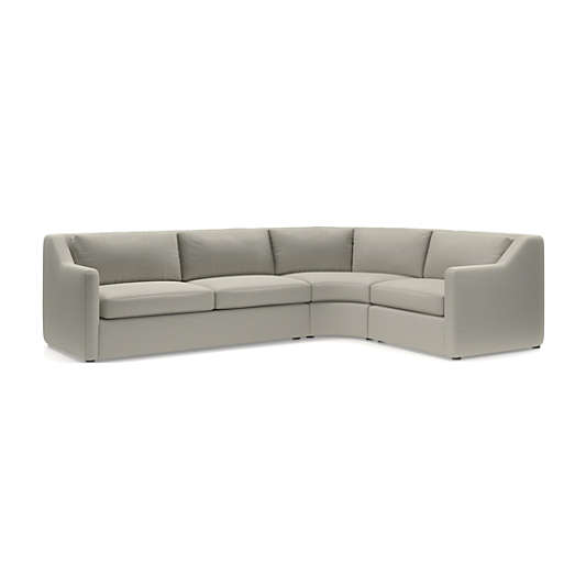 Notch 3-Piece Wedge Sectional Sofa