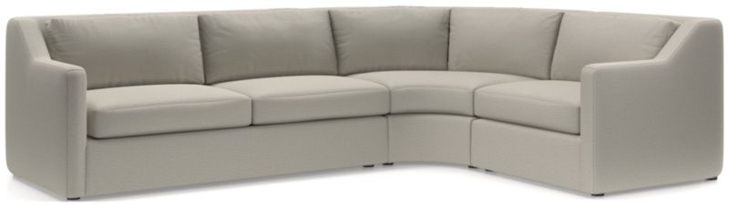 Notch 3-Piece Wedge Sectional Sofa - image 0 of 4