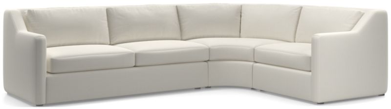 Notch 3-Piece Wedge Sectional Sofa - image 0 of 4