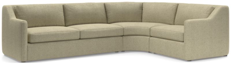 Notch 3-Piece Wedge Sectional Sofa - image 0 of 4