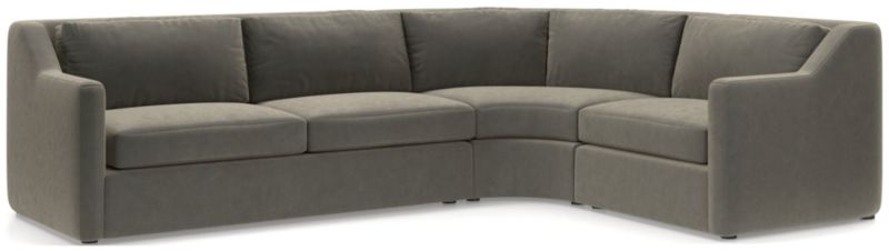 Notch 3-Piece Wedge Sectional Sofa - image 0 of 4