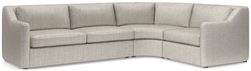 Notch 3-Piece Wedge Sectional Sofa - image 0 of 4