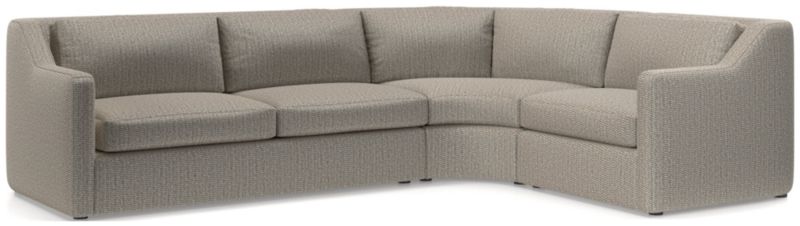 Notch 3-Piece Wedge Sectional Sofa - image 0 of 4