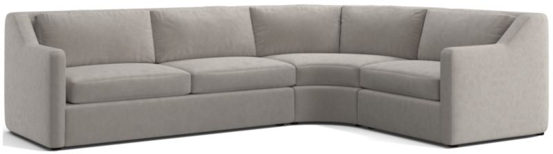 Notch 3-Piece Wedge Sectional Sofa - image 0 of 4