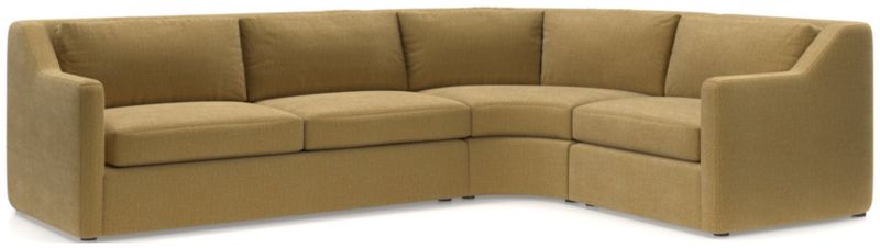 Notch 3-Piece Wedge Sectional Sofa - image 0 of 4