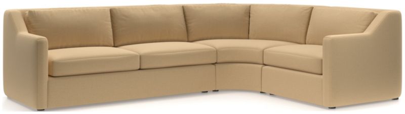 Notch 3-Piece Wedge Sectional Sofa - image 0 of 4