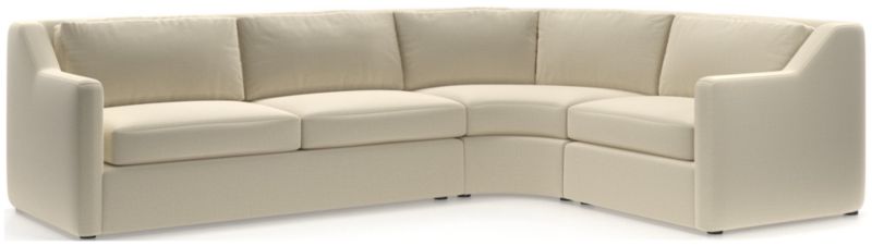 Notch 3-Piece Wedge Sectional Sofa - image 0 of 4