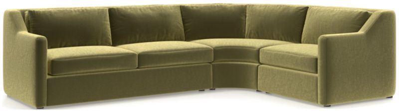 Notch 3-Piece Wedge Sectional Sofa - image 0 of 4