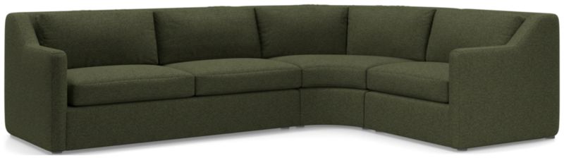 Notch 3-Piece Wedge Sectional Sofa - image 0 of 4