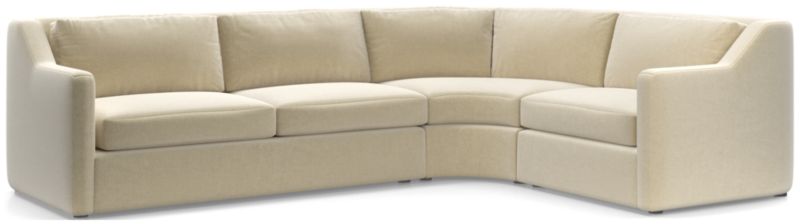 Notch 3-Piece Wedge Sectional Sofa - image 0 of 4