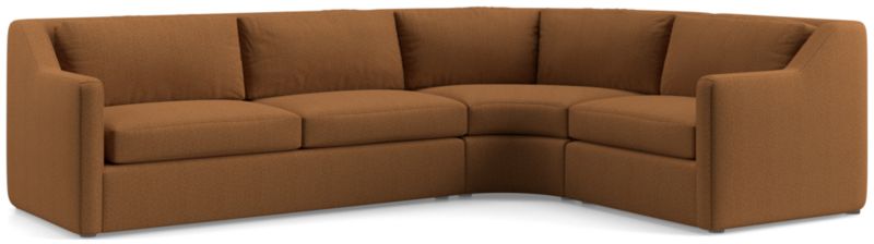 Notch 3-Piece Wedge Sectional Sofa - image 0 of 4