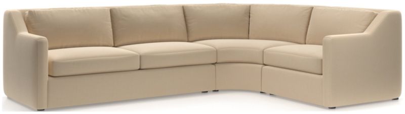 Notch 3-Piece Wedge Sectional Sofa - image 0 of 4